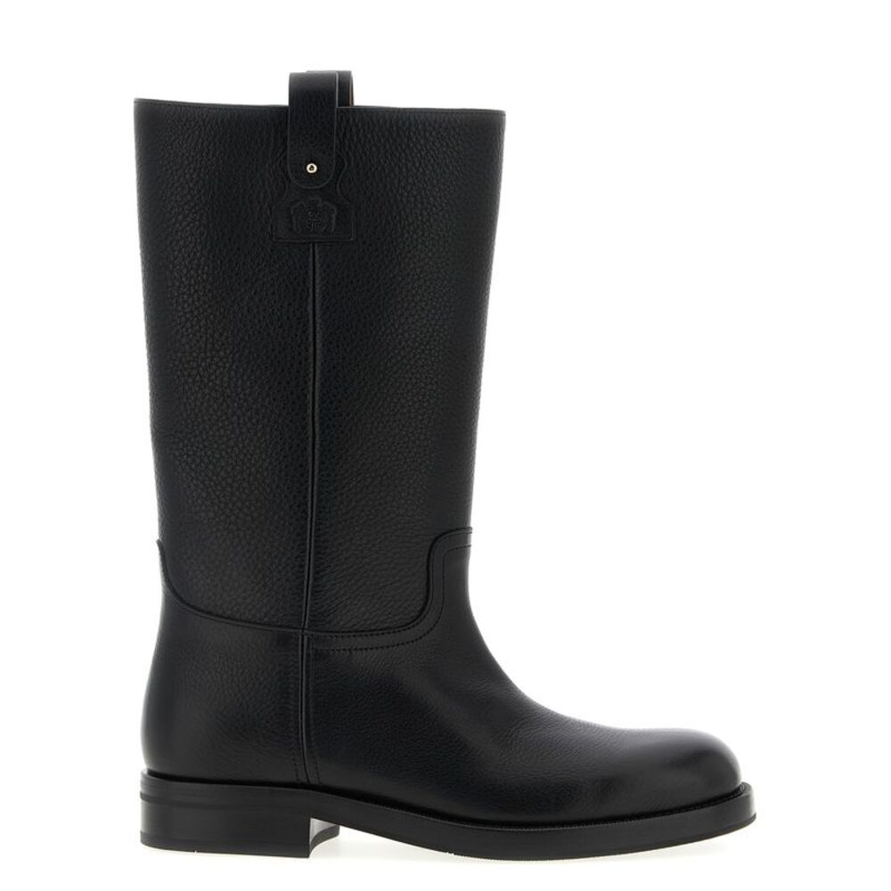Church's Black Calfskin Over The Women's Knee